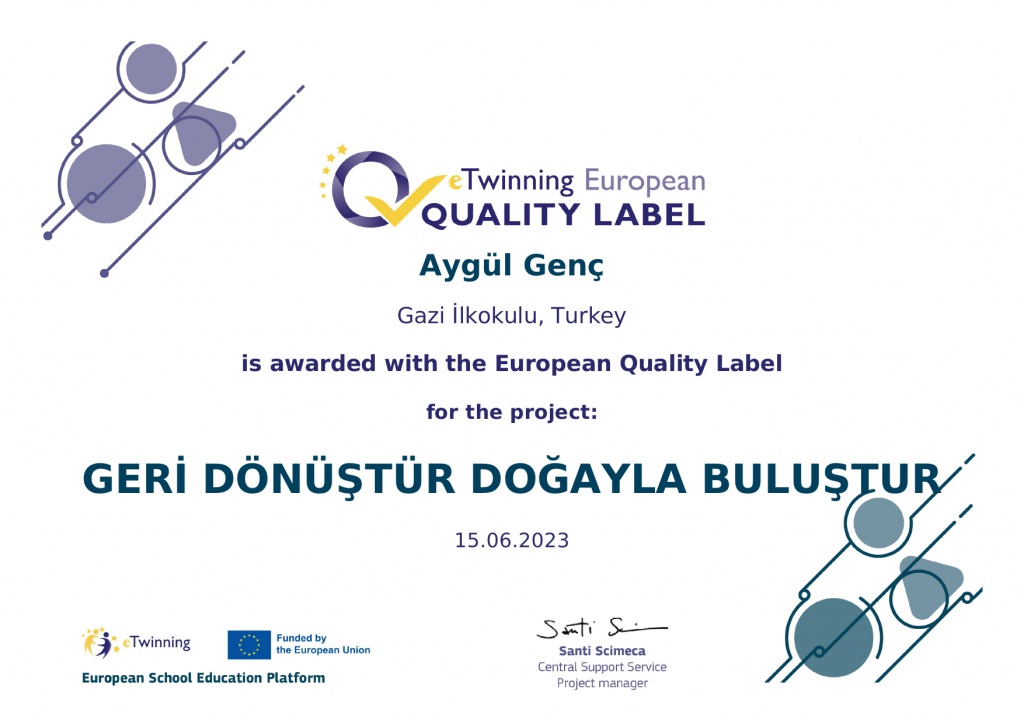 Okulumuz ETwinning Okul Etiketi Aldı!!! 2021-2022 Eğitim Öğretim ...